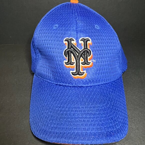 MLB NY Mets Promotional BWM Global MSG Network Blue Mesh Baseball Hat 24" - Picture 2 of 10